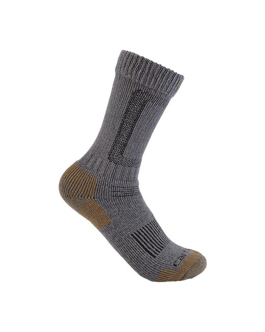 Carhartt Gray Comfort Stretch Steel Toe Socks for men