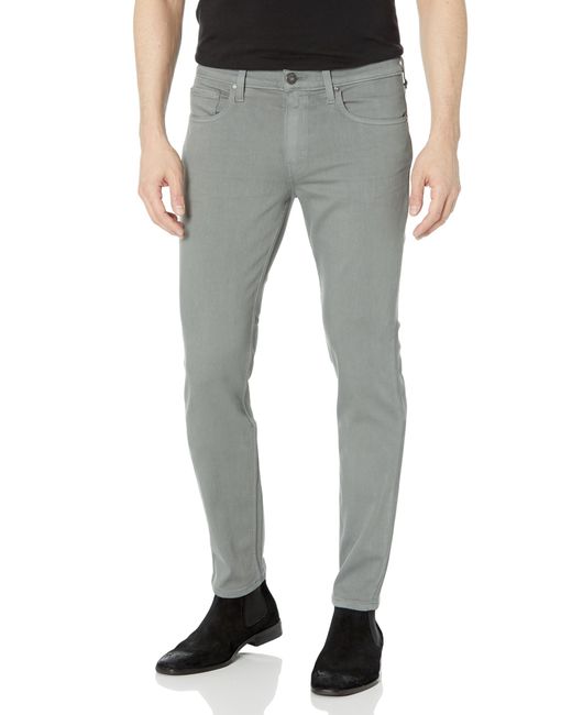 PAIGE Lennox Transcend Slim Fit Pant in Gray for Men | Lyst