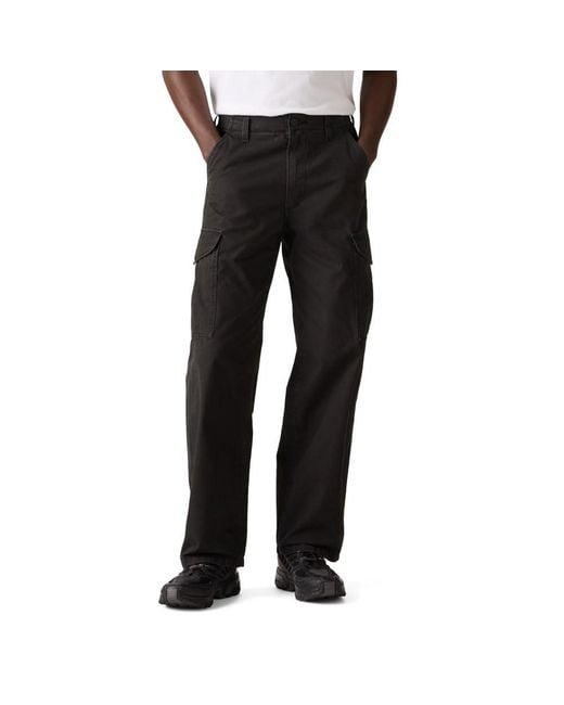 Levi's Black Xx Baggy Cargo Pant, for men