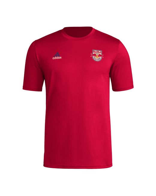 Adidas New York Red Bulls Local Stoic Short Sleeve Pre-game T-shirt for men