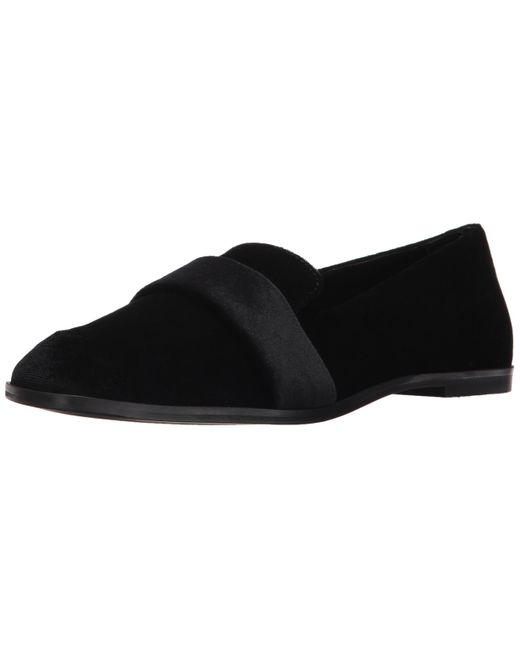 Kenneth Cole Black Reaction Glide Slide Swear Inspired Loafer With Square Toe Velvet Upper Slip-on for men