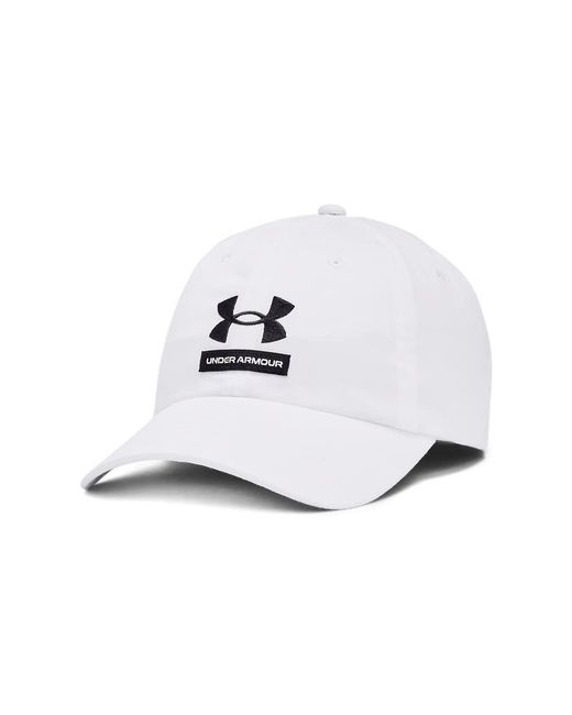 Under Armour White Branded Hat
