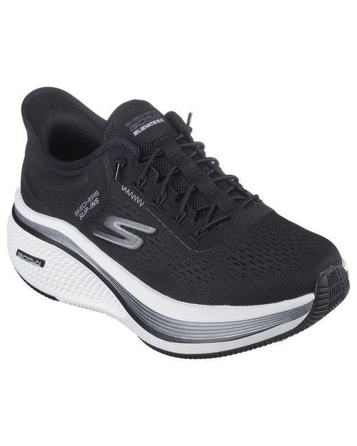 Skechers S Go Run Elevate 2.0 Banyan Handsfree Slip-ins Sneaker in het Black