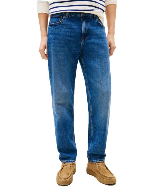 Tommy Hilfiger Blue Straight Fit Stretch Jean Mid Indigo 40x30 for men