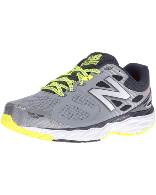 New Balance Rubber 680 V3 Running Shoe in Grey/Yellow (Blue) for Men | Lyst