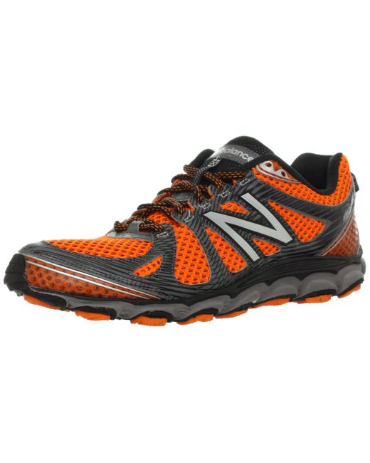 New Balance Synthetic 810 V2 Trail Running Shoe in Orange/Grey (Gray
