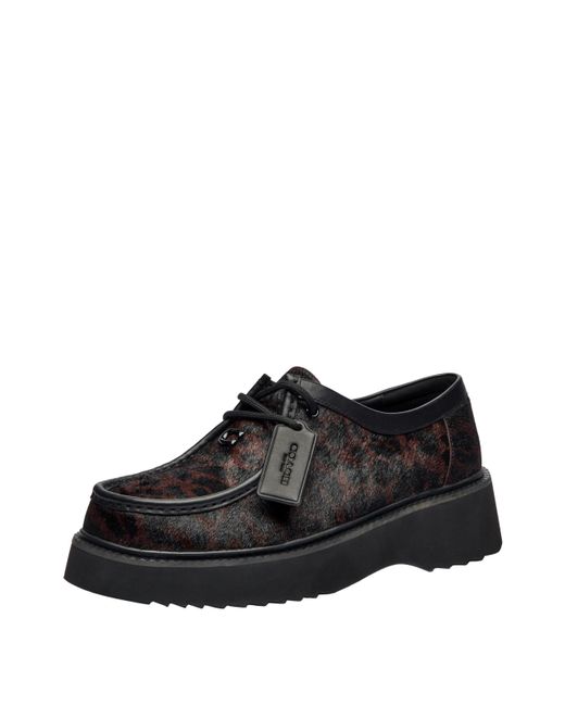 COACH Black Sculpted C Chukka Boot Print