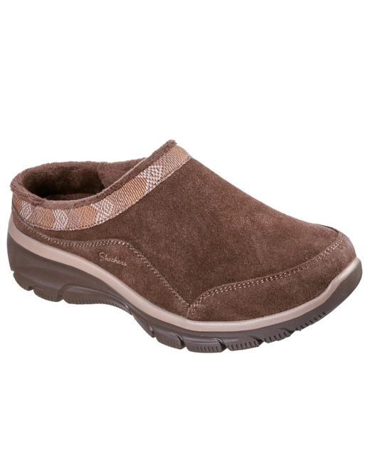 Skechers Brown Easy Going-seasonal Grace Mule
