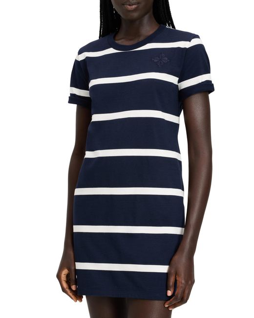 Kate Spade Blue Montauk Stripe T-shirt Dress