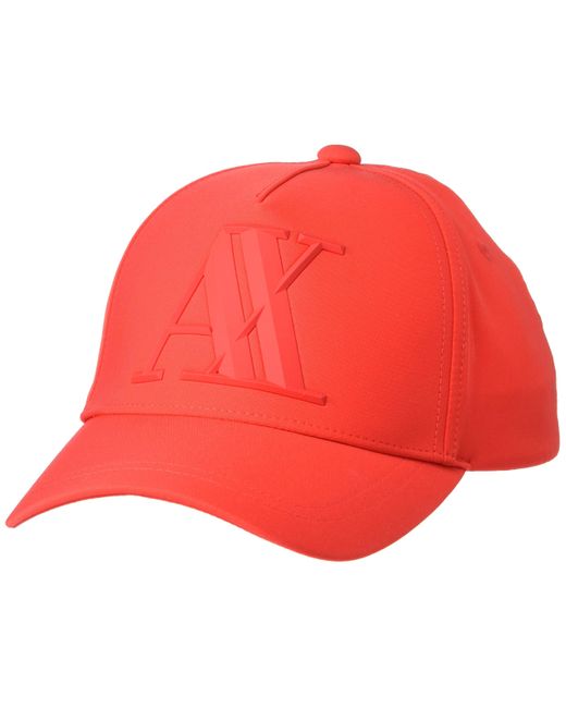 Emporio Armani Red A | X Armani Exchange Baseball Hat for men
