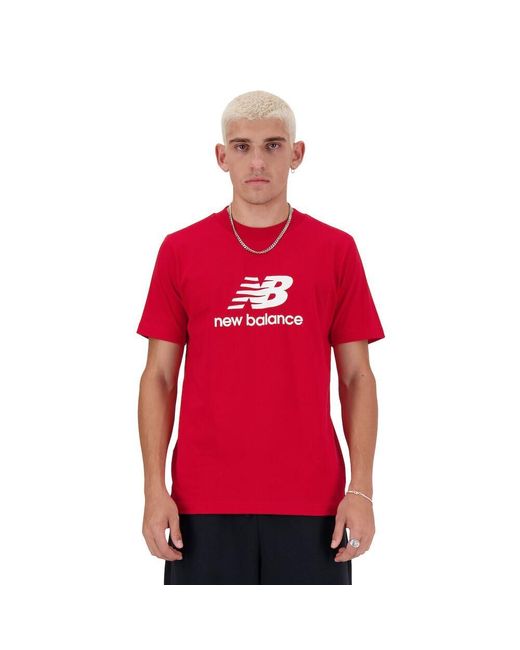 New Balance Red Sport Essentials Logo T-shirt for men