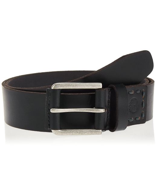 Timberland Black 40mm Pull Up Leather Belt for men