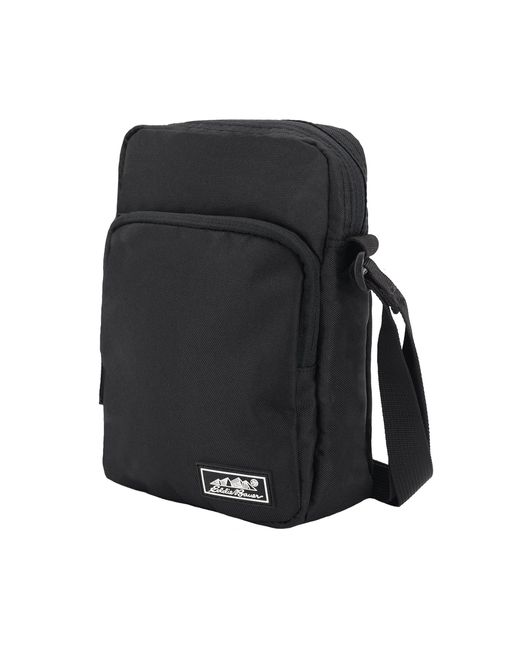 Eddie Bauer Black Jasper Crossbody Bag With Zippered Main Compartment And Adjustable Shoulder Strap