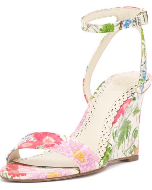 Vince Camuto Pink Jefany Wedge Sandal