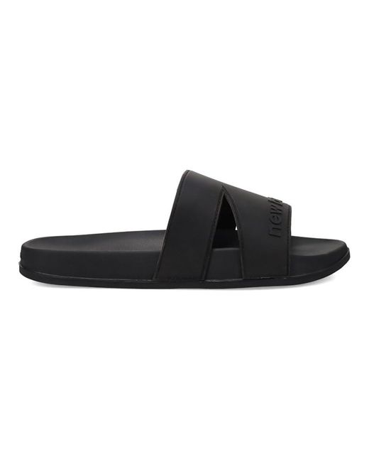 New Balance Black Slide Sandal for men