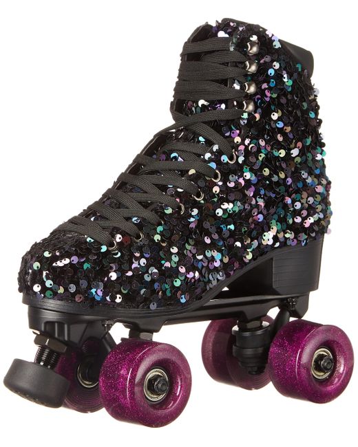 Jessica Simpson Rollstar Sequin Roller Skate Ankle Boot Lyst