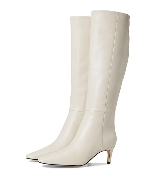 Nine West White Caddy Knee High Boot