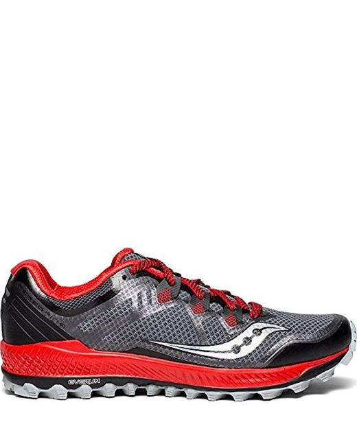 saucony peregrine mens red