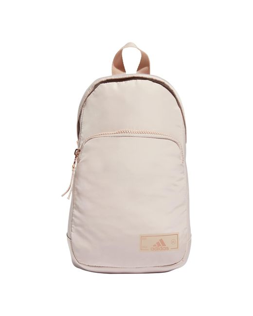 adidas Essentials 2 Sling Crossbody in Natural Lyst