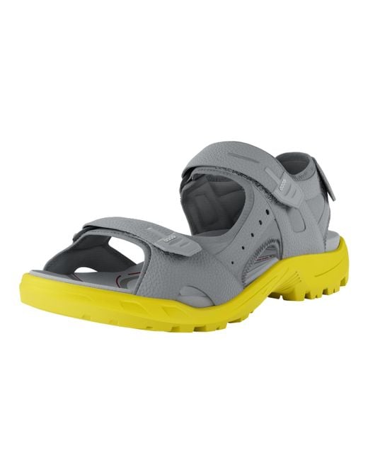 Ecco Gray Yucatan Sport Sandal for men