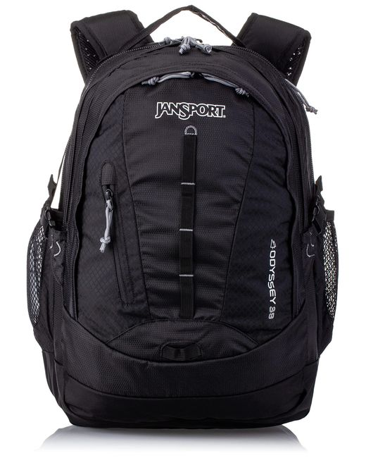 Jansport Black Odyssey Laptop Backpack For 15" Computer Or 3l Hydration System