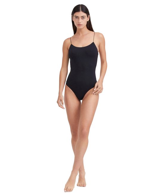 Gottex Black Standard Classic Tank With Low Back One Piece Swimsuit