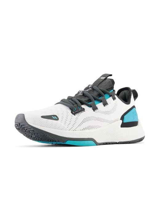 New Balance Blue Fuelcell Trainer V2 White/blacktop 8 D for men