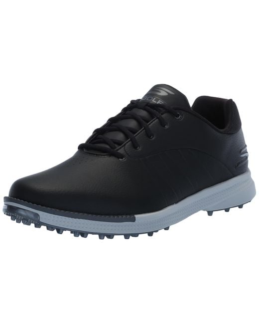 Skechers Black Golf Tempo Spikeless Waterproof Lightweight Golf Shoe Sneaker for men
