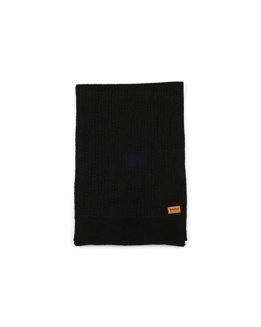 Timberland Black Gradation Cable Scarf