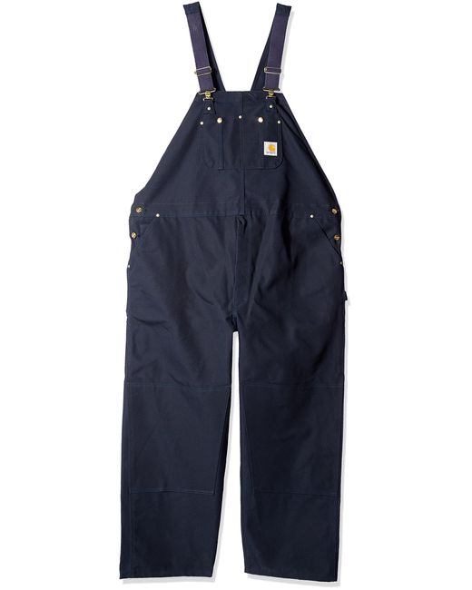 navy blue carhartt bib overalls