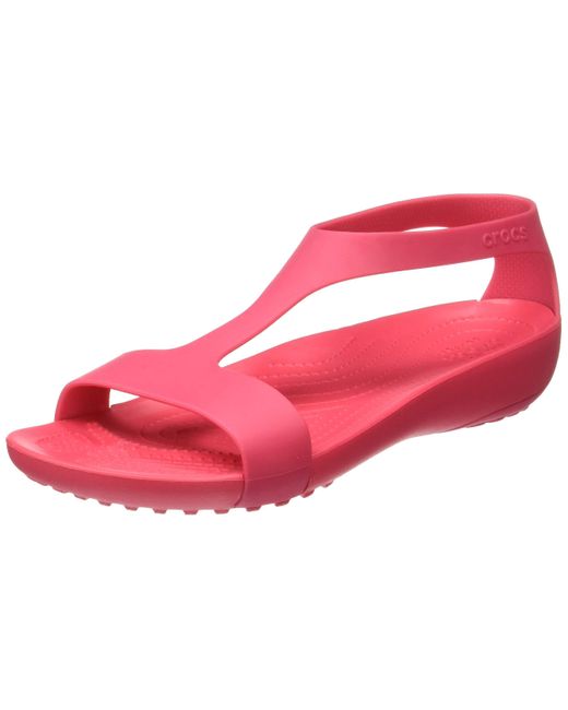 Crocs™ Serena Sandals in Red | Lyst