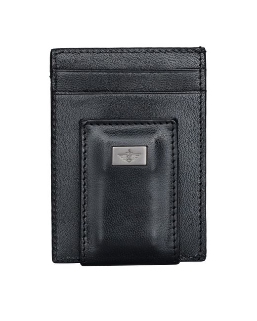 Dockers Black Magnetic Front Pocket Wallet for men
