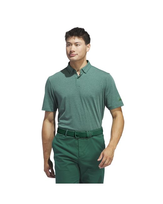 Adidas Green Go-to Golf Polo Shirt for men