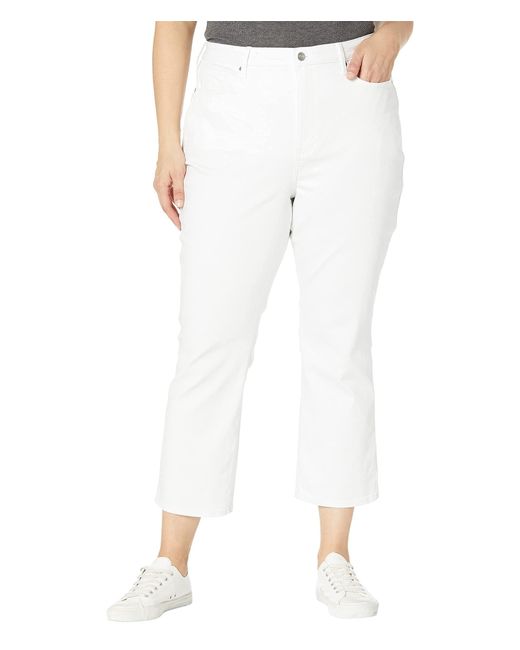 NYDJ Plus Size Slim Boot Ankle Jeans In Optic White