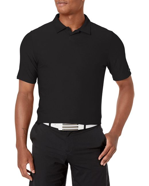 Adidas Black Golf Standard Go-to Primegreen Polo Shirt for men