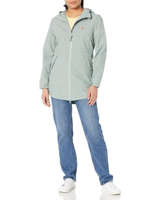 Carhartt Rain Defender Relaxed Fit Lightweight Coat in Blue Lyst