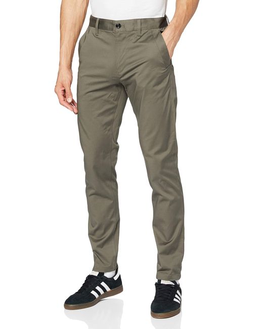 G-Star RAW Star Bronson Slim Chino Dungarees - Gs Grey in Gray for Men -  Save 35% - Lyst