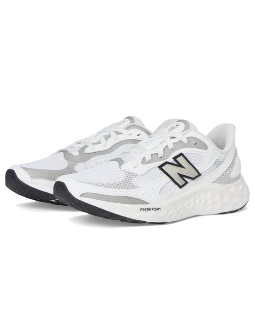 New Balance White Fresh Foam Arishi V4 Tira Lux Running Shoe for men