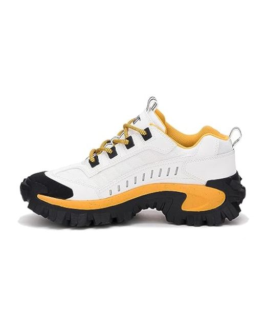 Caterpillar Blue Intruder Shoe White | Yellow