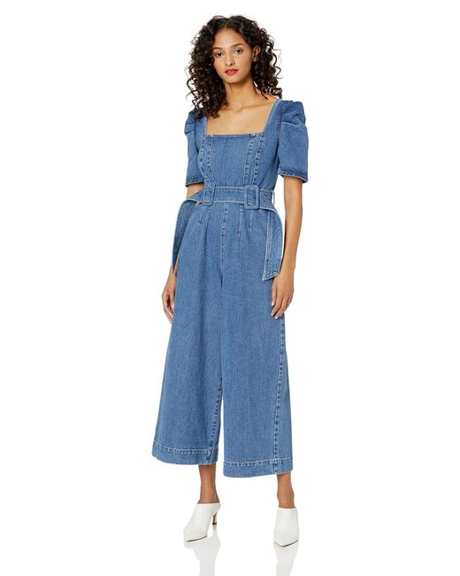 short sleeve cropped jumpsuit