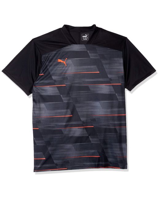 puma black and red t shirt