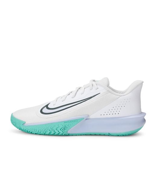 Nike Blue Precision 7 Basketball Shoes