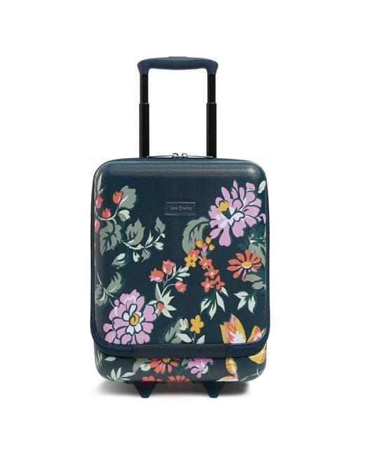 Vera Bradley Hardside Underseat Rolling Suitcase Luggage in Blue Lyst
