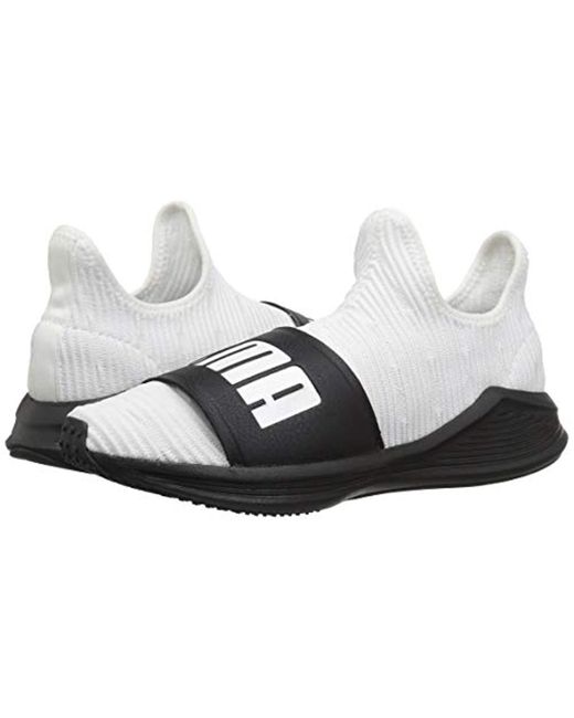 PUMA Rubber Fierce Slide Ankle high Training Shoes in White PUMA Rubber Fierce Slide Ankle high Training Shoes in White