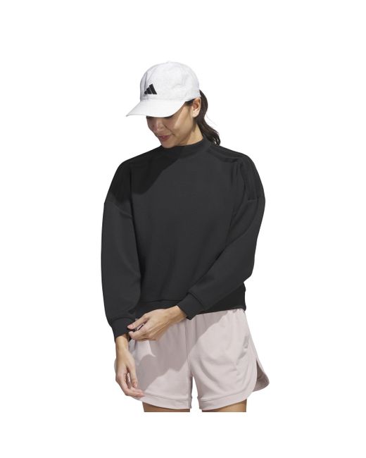 Adidas Black Beyond Spacer Mock Layering Top