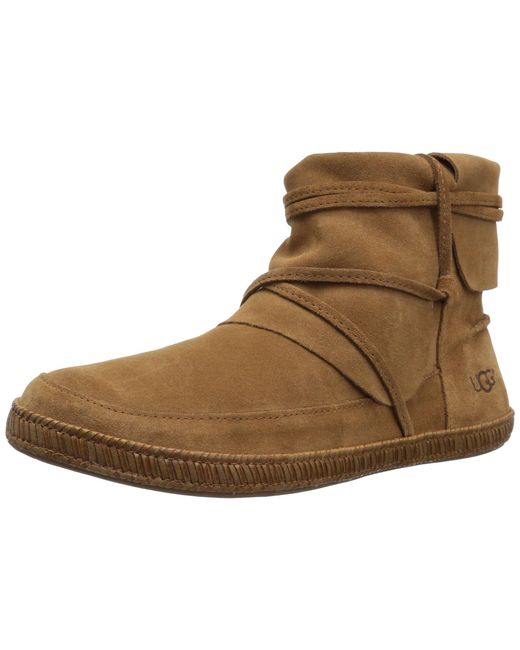 UGG Leather Reid Winter Boot in Chestnut (Brown) - Save 39% | Lyst