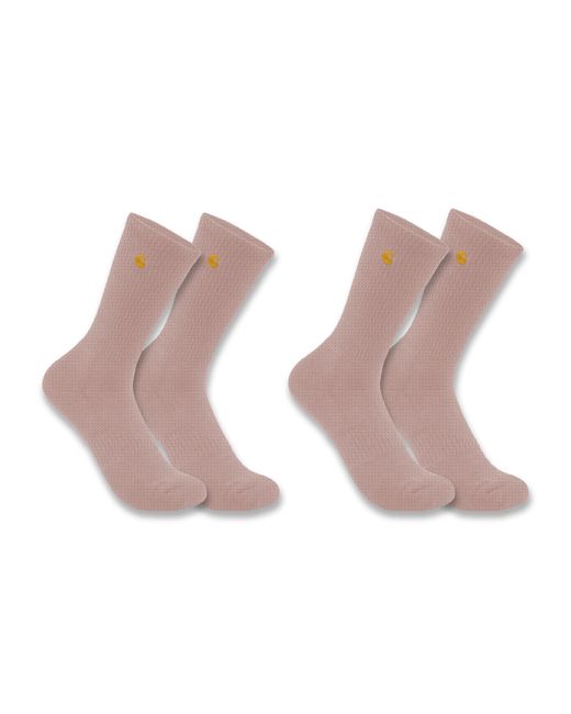 Carhartt Pink Force Midweight Crew Sock 2 Pack
