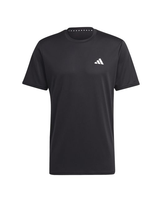 Adidas Black Training Essentials Base T Shirt for men