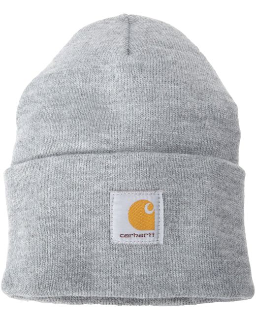Carhartt Synthetic Knit Cuffed Beanie in Heather Grey (Gray) for Men - Lyst