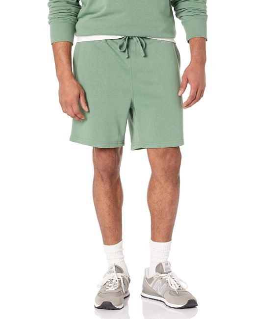 Amazon Essentials Leichte French-Terry-Shorts in Green für Herren